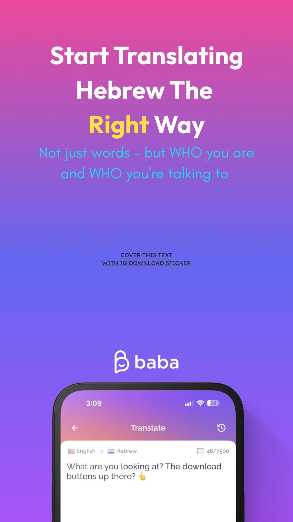 baba story template 4